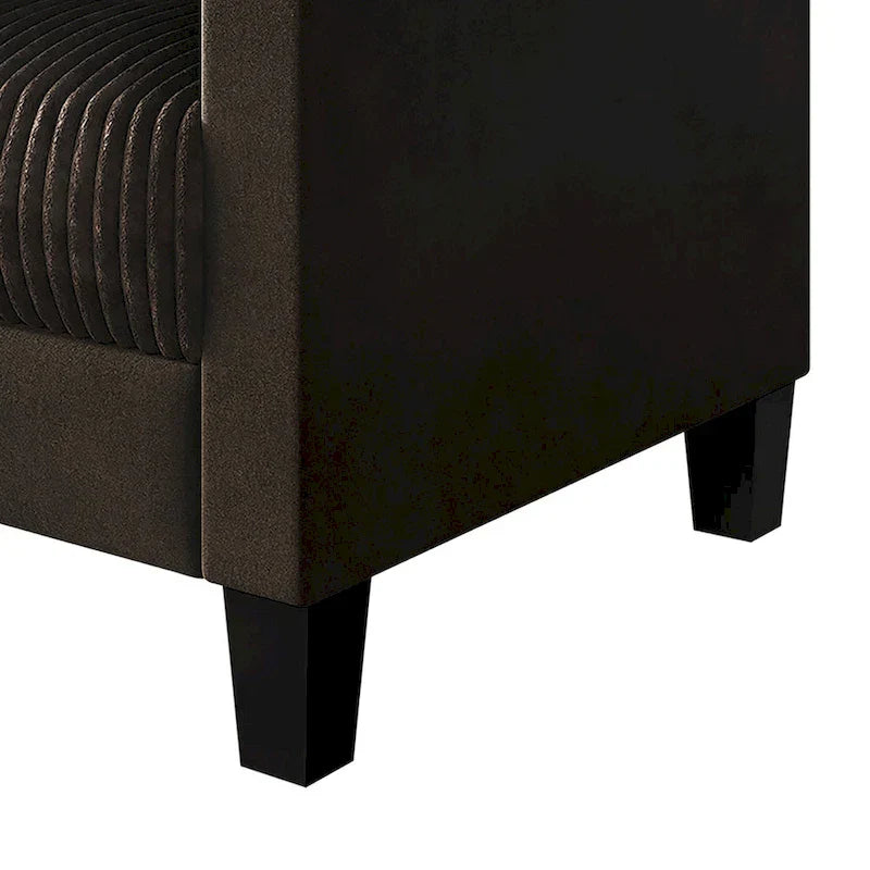 CraftPorch Velvet Upholstered Mid-Century Modern Corduroy 2-Piece Living Room Set - image 36