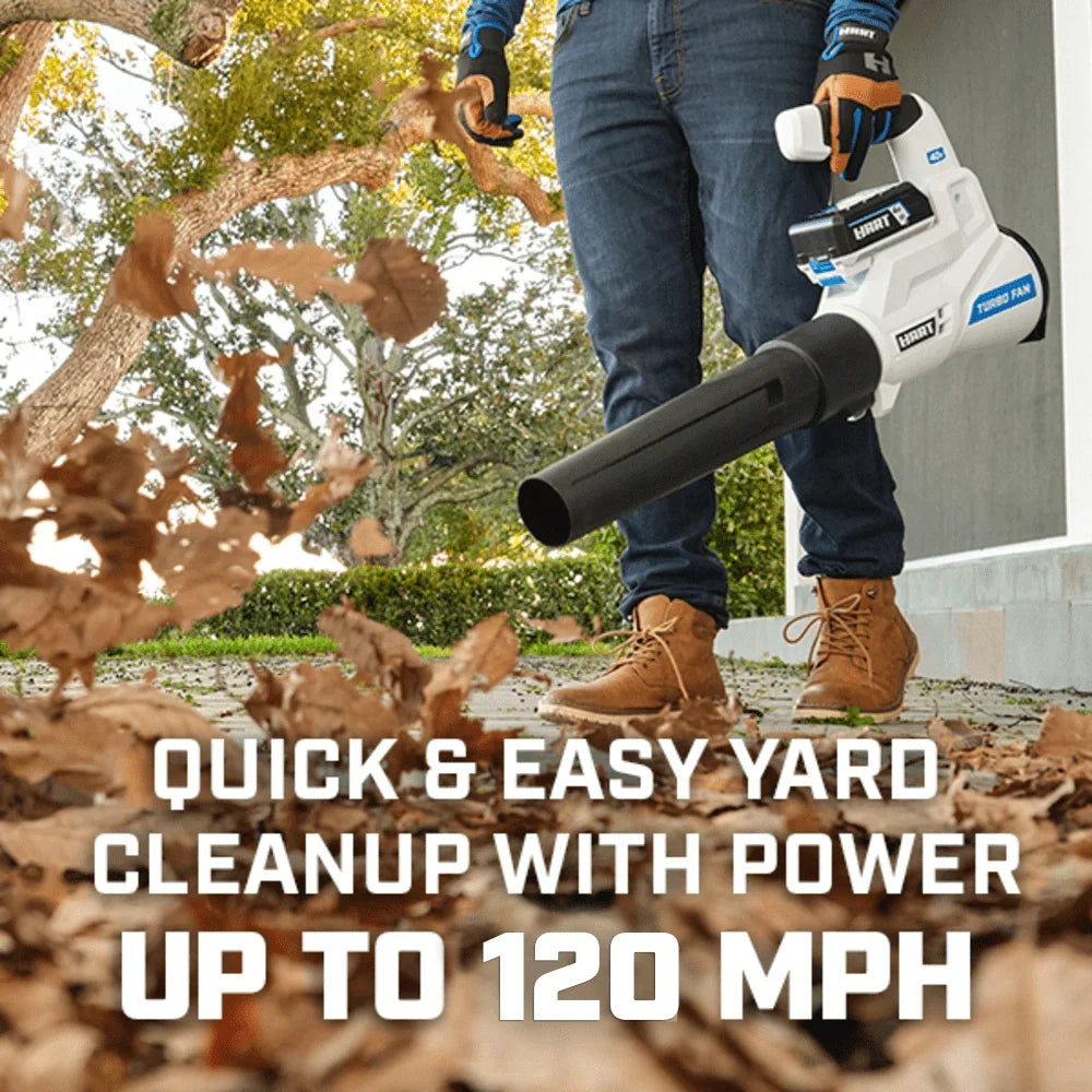HART 40-Volt 120 MPH at 450 CFM Battery-Powered Axial Blower Kit, (1) 4.0Ah Lithium-Ion Battery - image 2