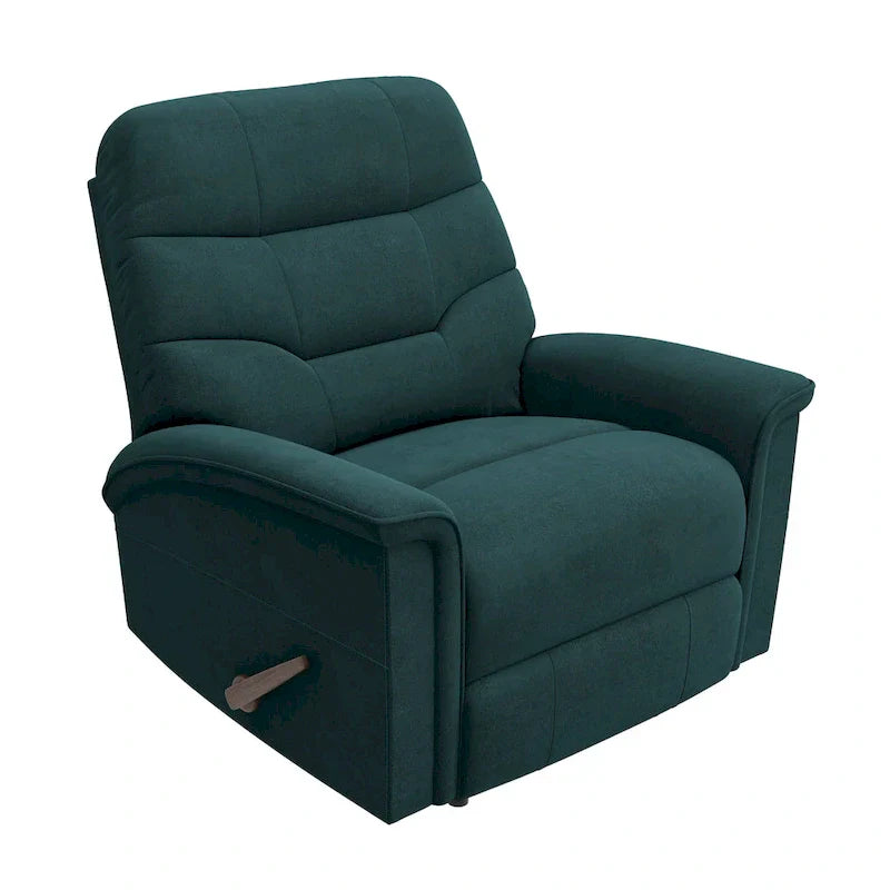 ProLounger Beck Space-Saving Medium Blue Microfiber Recliner - image 6