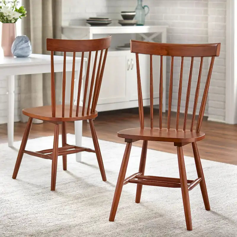 Set of 2 Venice Solid Wood Spindle Dining Chairs by Simple Living - image 31