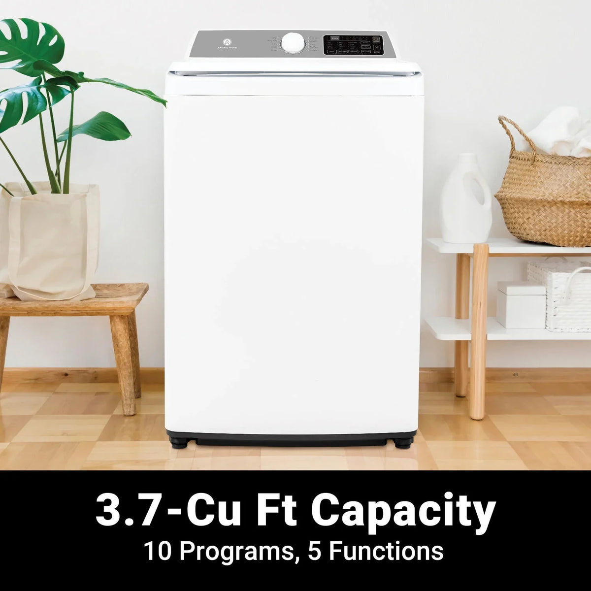 Arctic Wind 3.7-Cu. ft.  Electric Top Load Washer, White, ATLMW37 - image 6