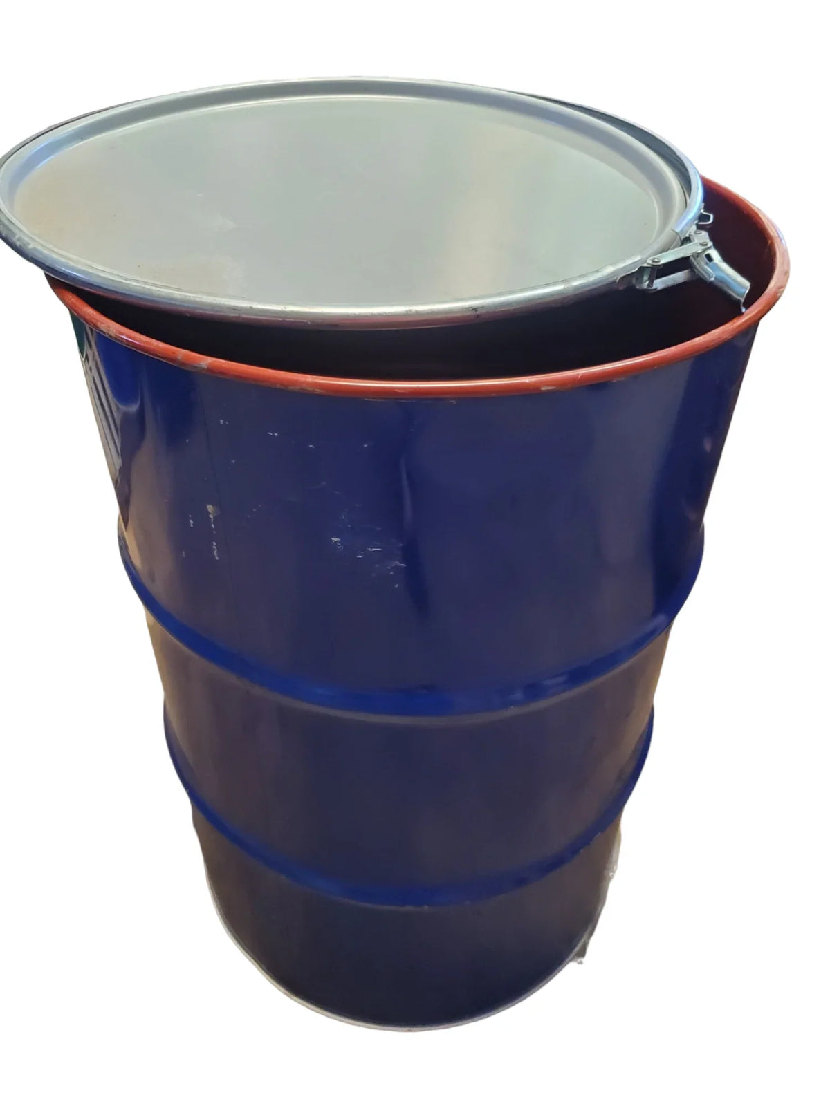 55 Gallon Drum Burn Barrel W/Lid - image 2