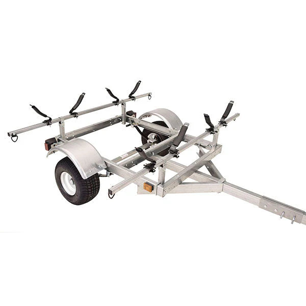 Malone LowMax 2 Kayak Trailer Package, 600 lb Capacity, Galvanized Steel, LED Lights, 70 MPH Rated Tires - image 3