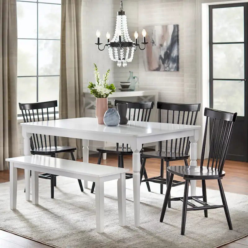Set of 2 Venice Solid Wood Spindle Dining Chairs by Simple Living - image 17