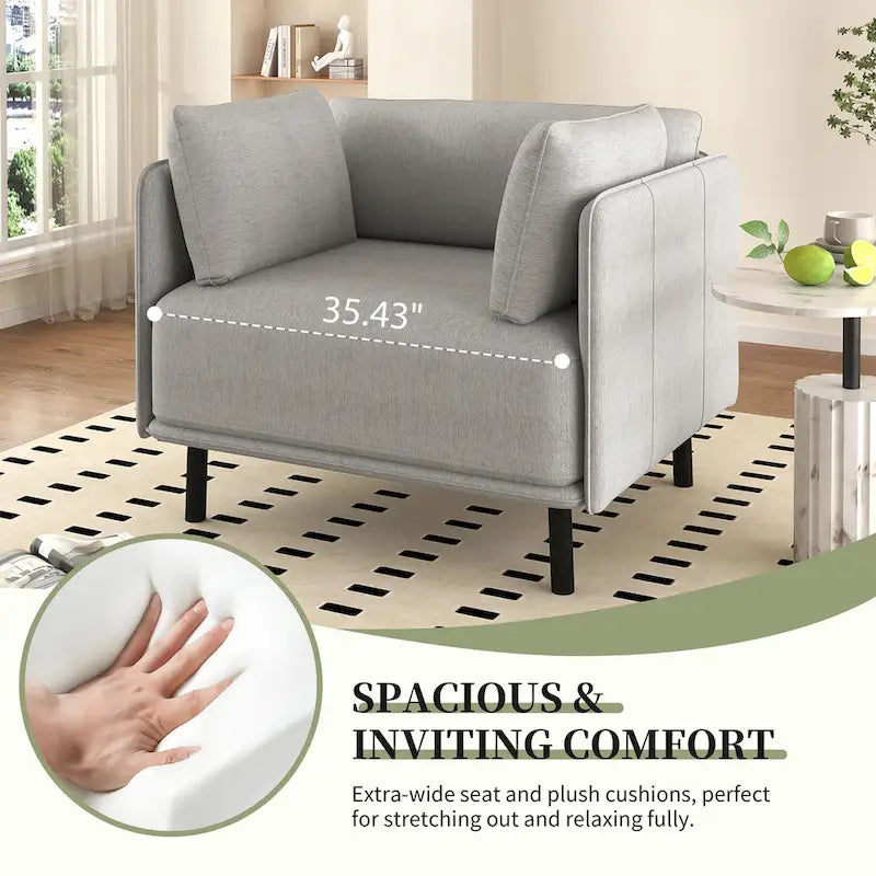 Christopher Knight Home Daphne Faux Leather Lounge Chair - image 21
