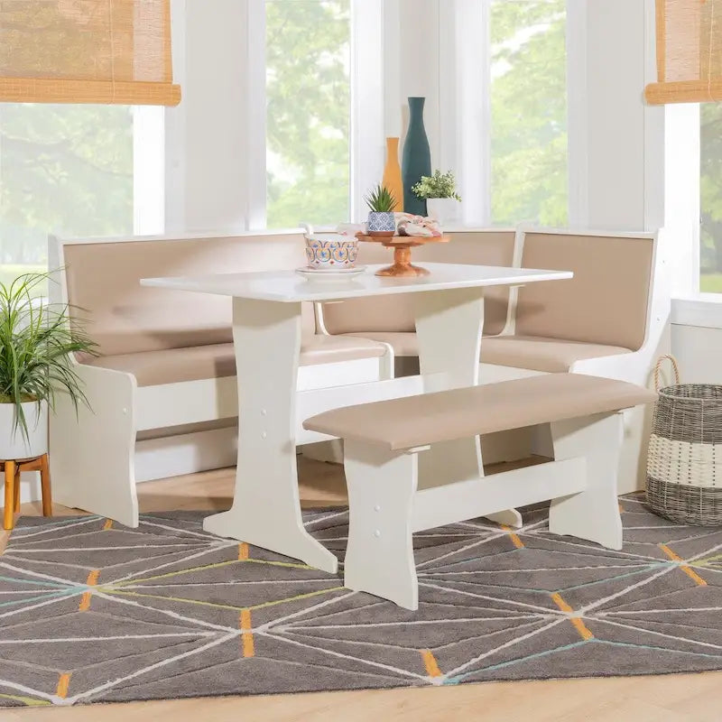 Sedley Farmhouse Nook Dining Set with Storage - image 7