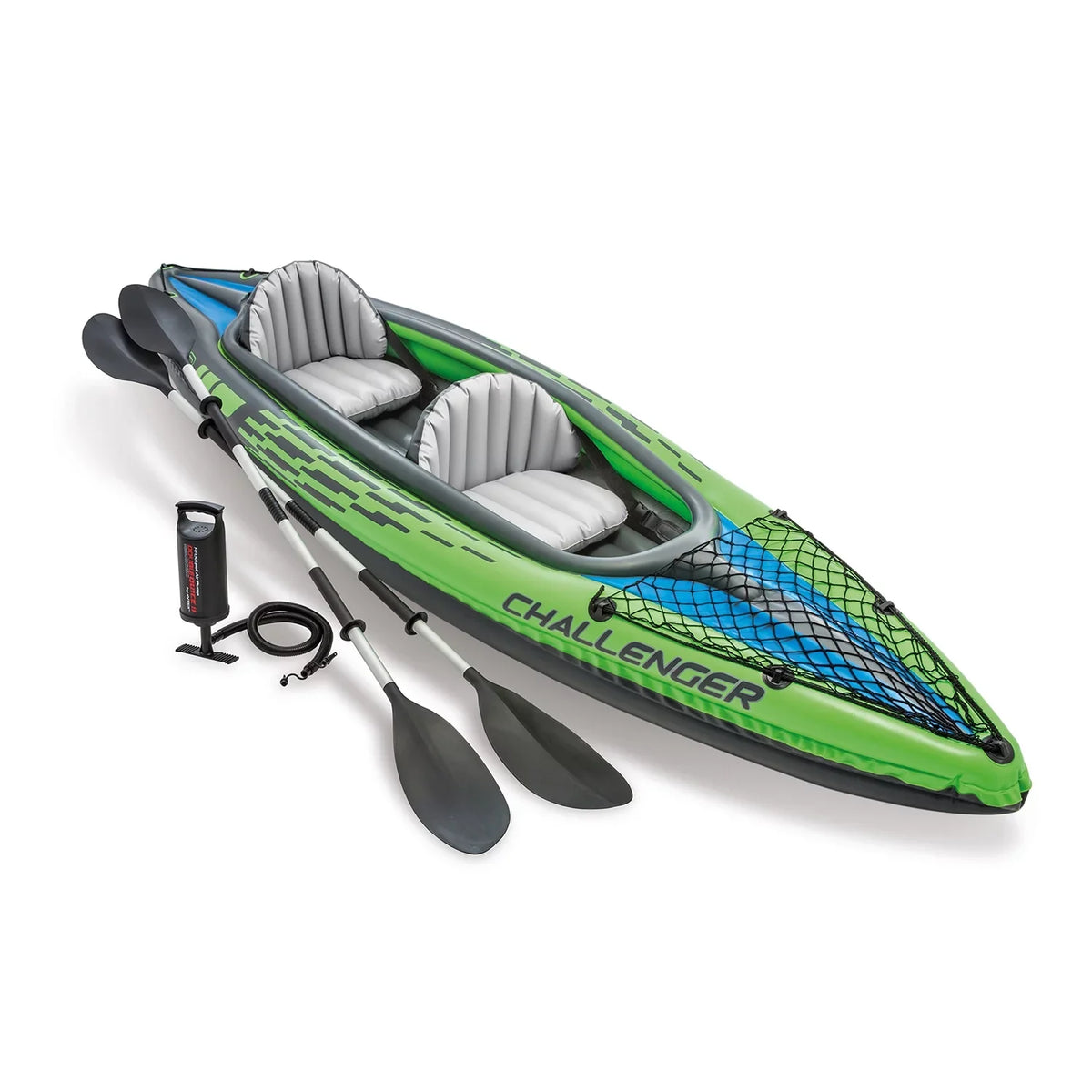 Intex Challenger K2 Inflatable Kayak with Oars and Hand Pump - image 1