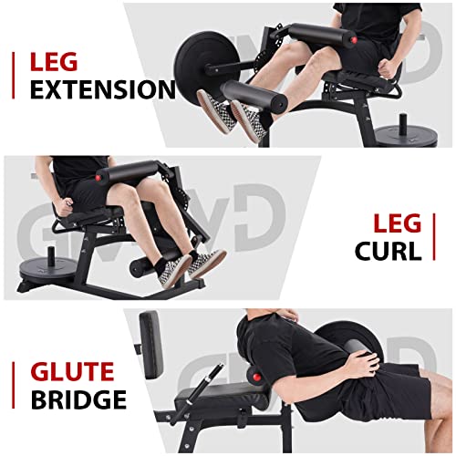GMWD Leg Extension Machine and Curl, Lower Body Special Leg Machine, Adjustable Leg Exercise Bench - image 8