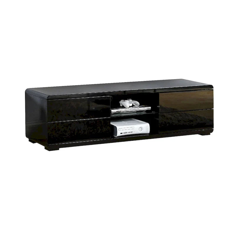 High Gloss Lacquer TV Stand with 4 Drawers - image 3