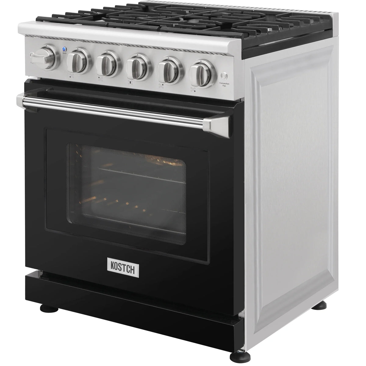 KOSTCH 30-in 5 burners 4.55-cu ft Convection Oven Freestanding Liquid Propane Gas Range ( Stainless steel ) - image 21