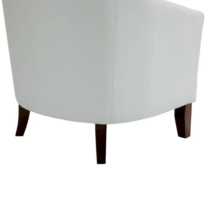 Ethan Barrel Accent Chair in PU Leather with Nailhead Detailing - image 31