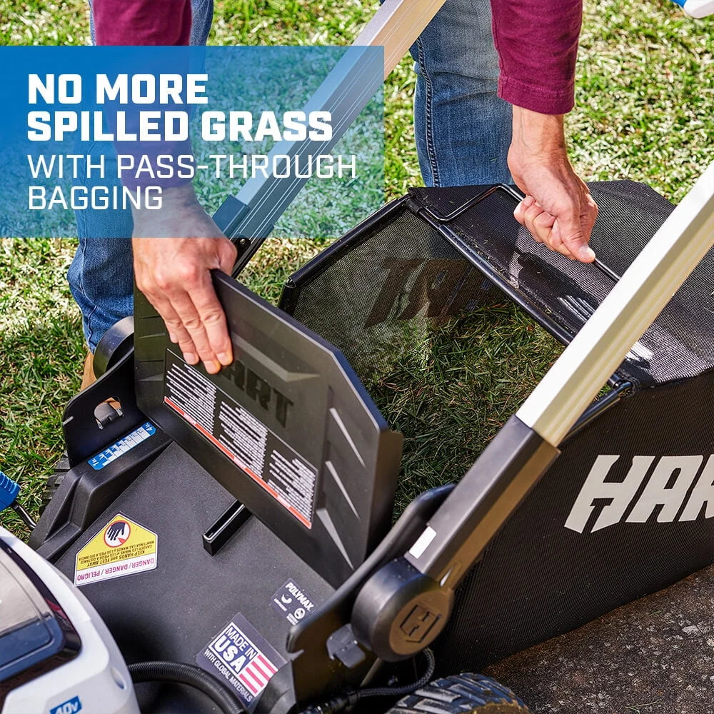 HART 40-Volt 21-inch Supercharge 3-in-1 Self-Propelled Mower Kit, (2) 6.0Ah Lithium-Ion Batteries - image 11