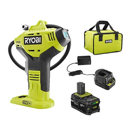 Cordless High Pressure Inflator with Digital Gauge & 18V Lithium-Ion Battery, Portable Tire & Sports Equipment Pump - image 1