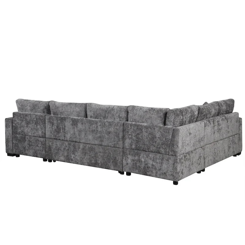 Sectional Sofa Pull-out Sofa Bed Sleeper - image 17