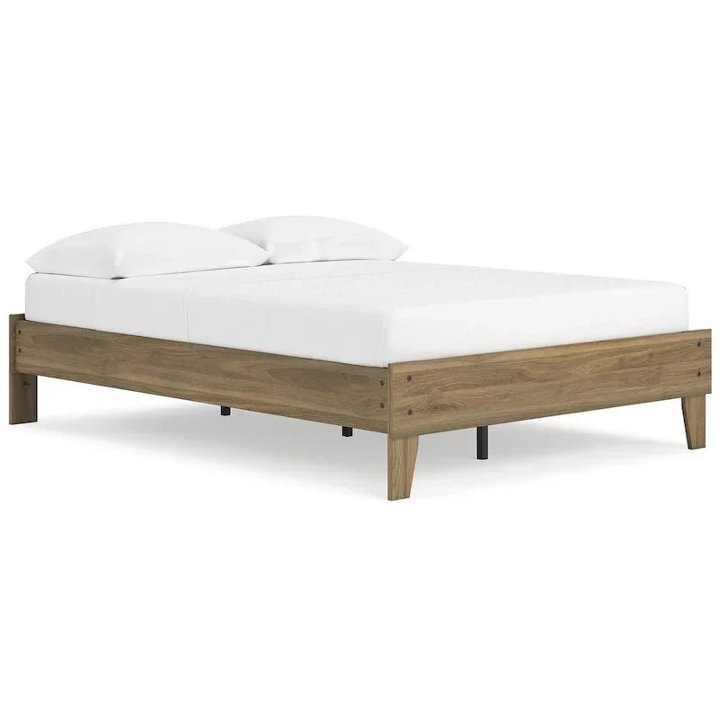 Signature Design by Ashley Deanlow Honey Wood Platform Bed - image 10