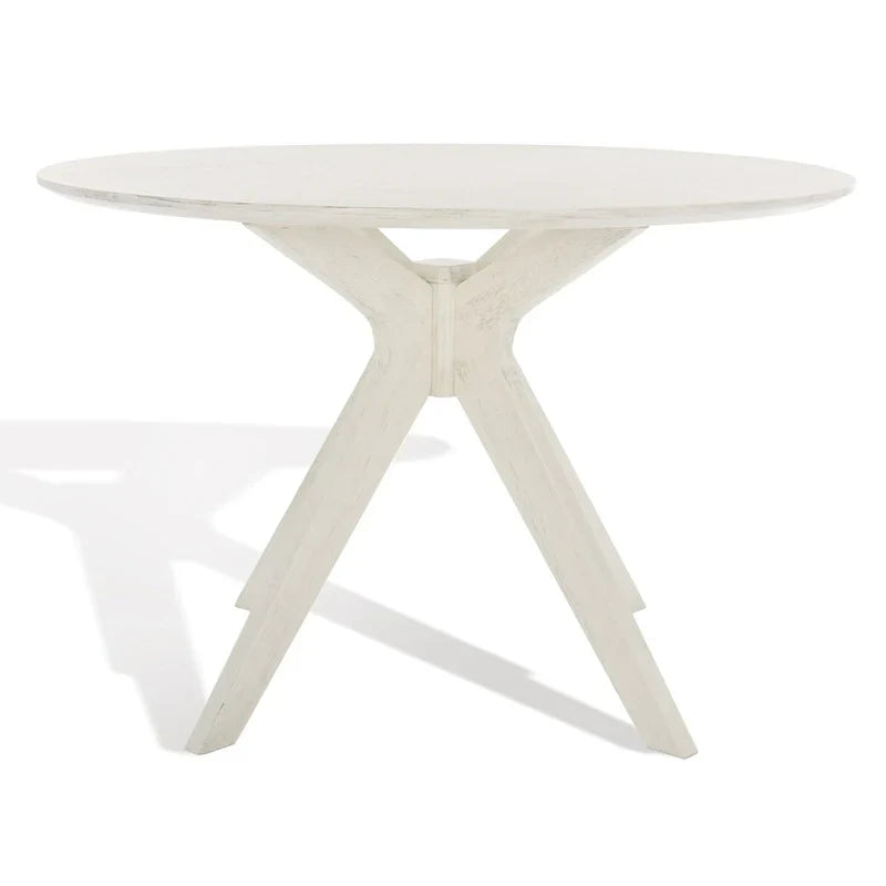 Round Dining Table with Wooden Base for Kitchen and Dining Room - image 16