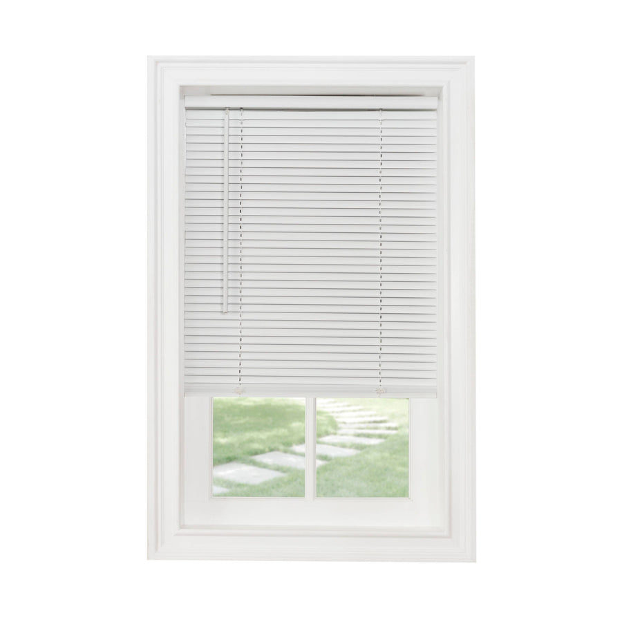 Achim White Cordless GII Morningstar 1 in Light Filtering Mini Blind - image 1