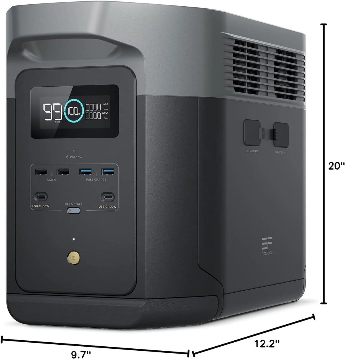 Portable Power Station Delta 2 Max – 2400W Solar Generator - image 2