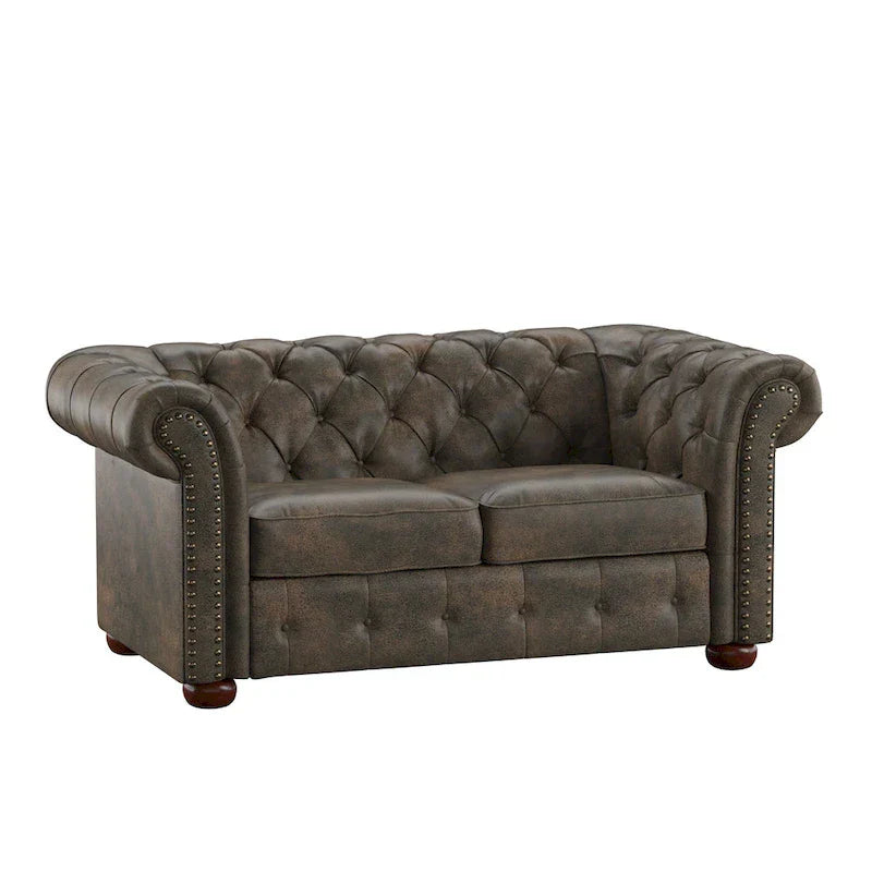 iNSPIRE Q Artisan Knightsbridge Tufted Chesterfield Loveseat - image 20