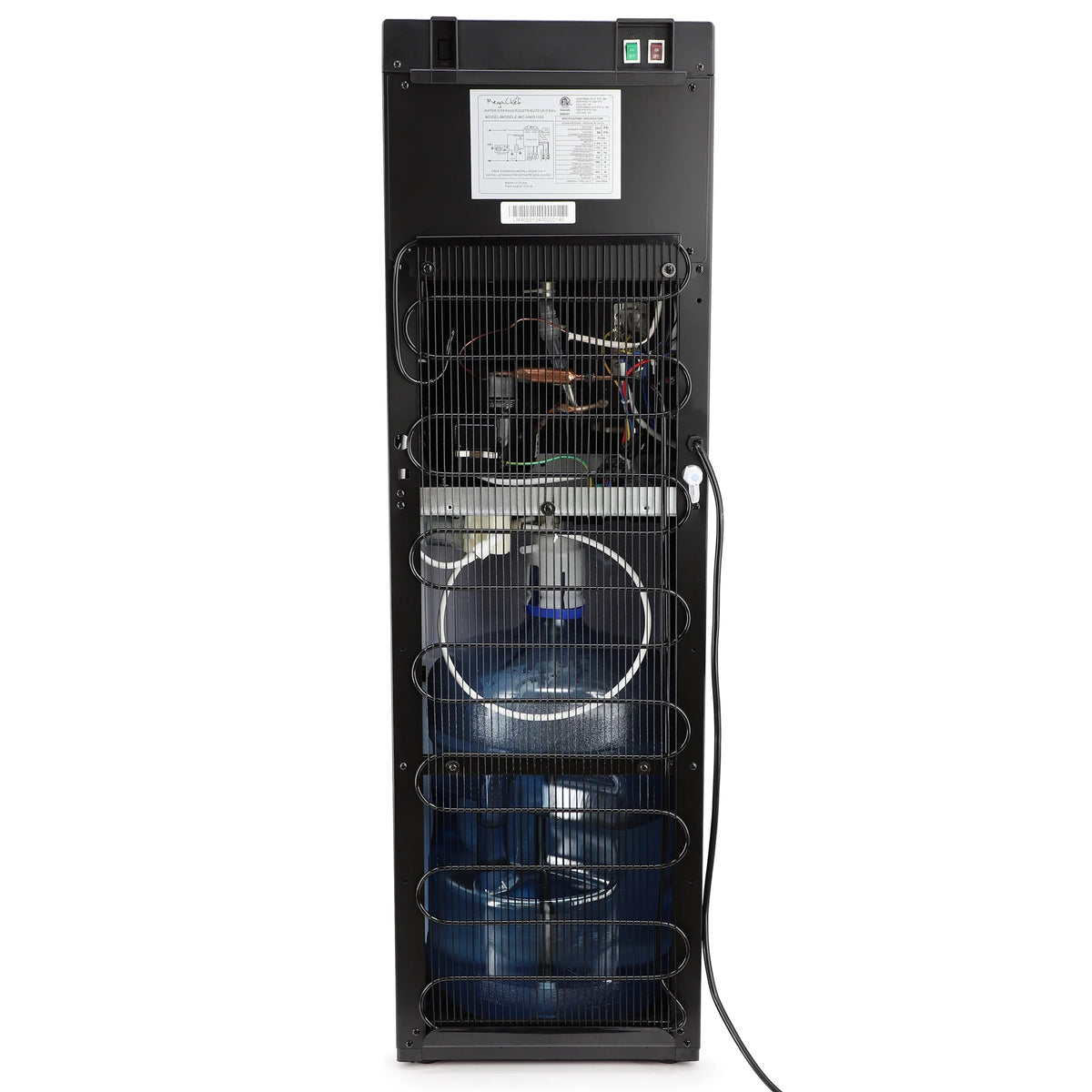MegaChef Stainless Steel Bottom Load Hot and Cold Water Dispenser 5 Gallon Water Cooler - image 13