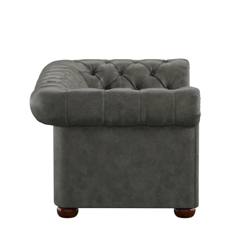 iNSPIRE Q Artisan Knightsbridge Tufted Chesterfield Loveseat - image 14