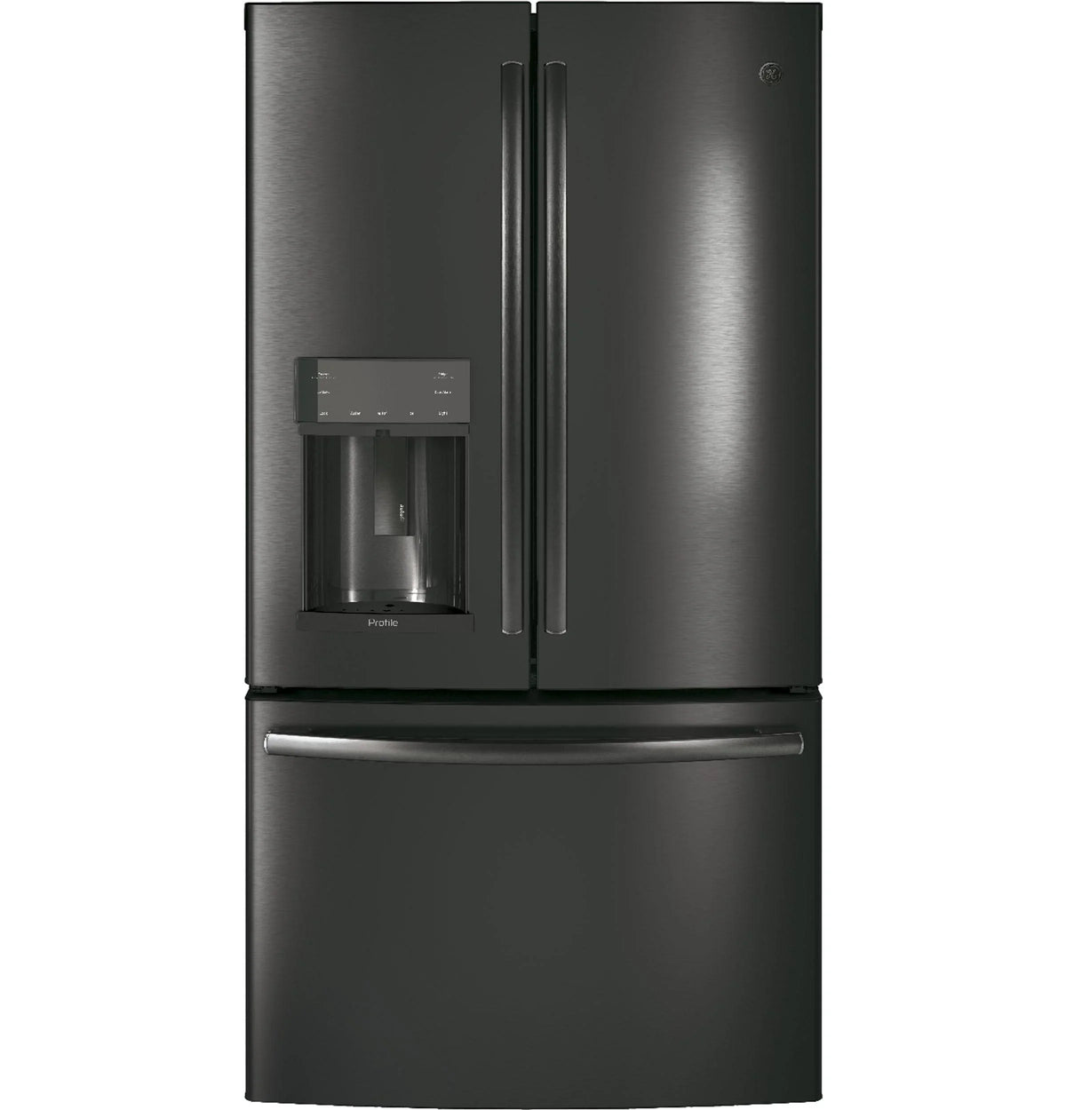 GE Appliances PFE28KBLTS 36 Inch French Door Refrigerator Black Stainless Steel - image 1