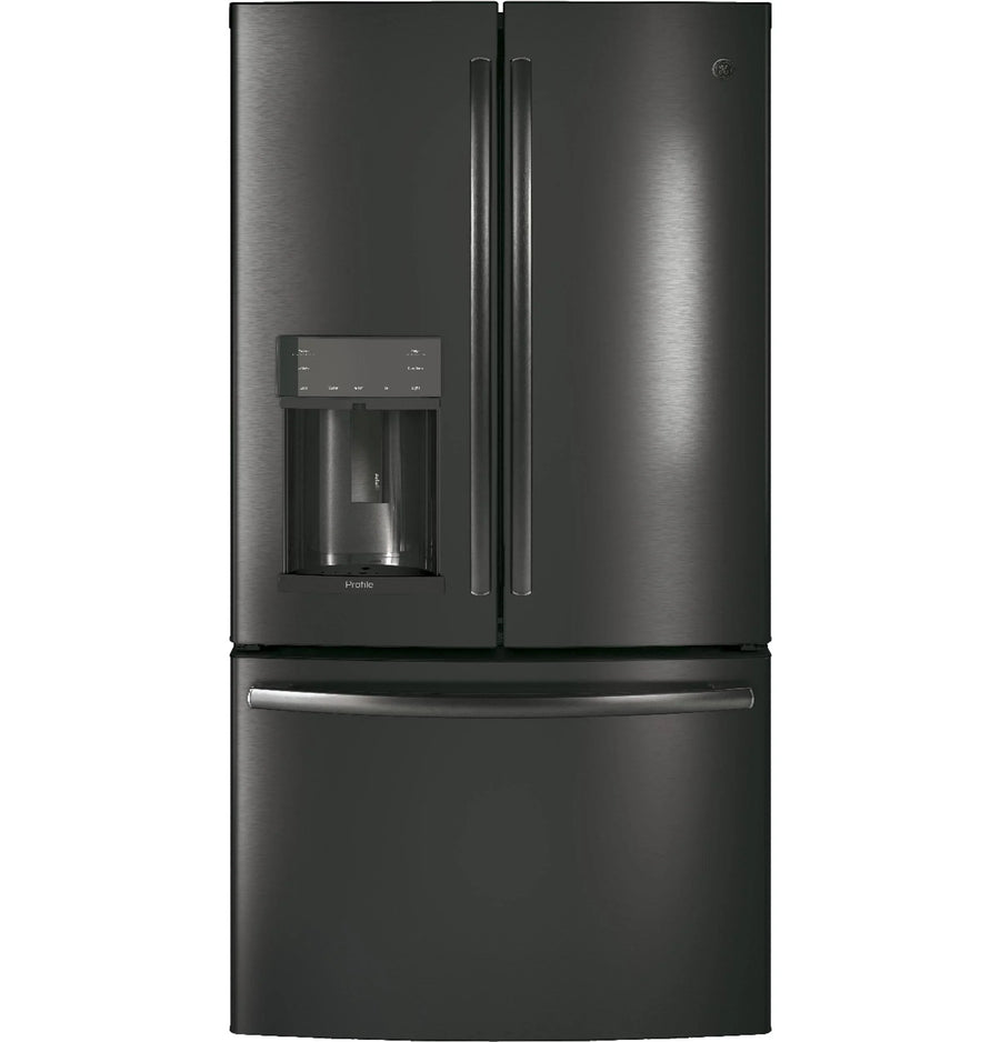 GE Appliances PFE28KBLTS 36 Inch French Door Refrigerator Black Stainless Steel - image 1