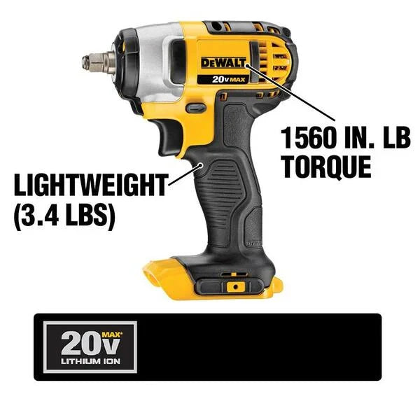 20V MAX Cordless 8 Tool Combo Kit, 20V MAX Cordless 3/8 in. Impact Wrench, and (2) 20V 2.0Ah Batteries - image 15
