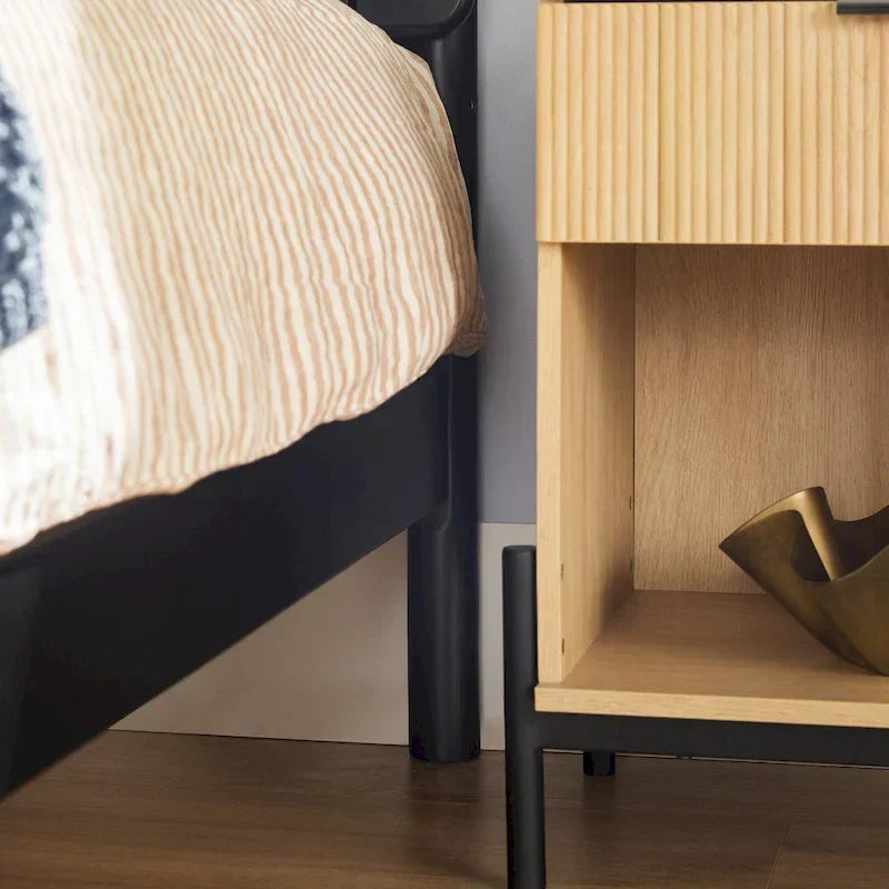Modern King Bed with Slatted Headboard by Middlebrook Designs - image 7