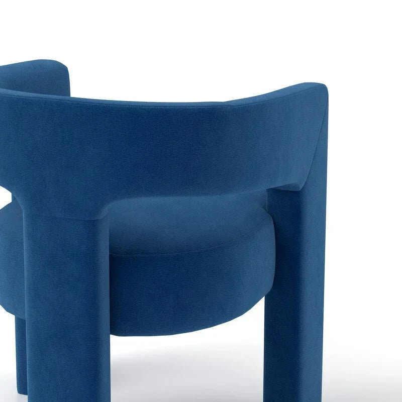 SEYNAR Contemporary Glam Velvet Dining Chair with Open-Back Design - image 16