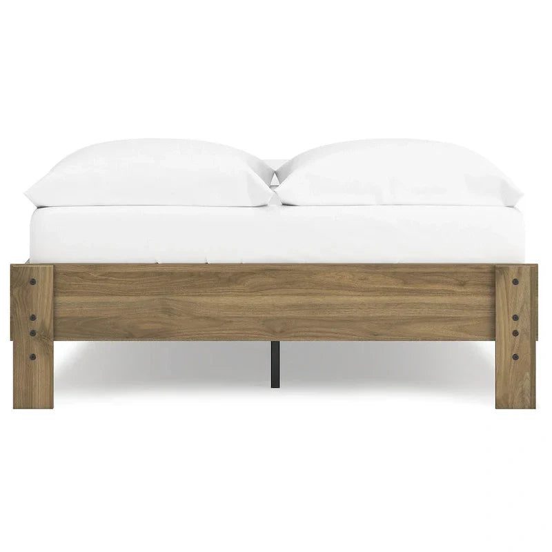 Signature Design by Ashley Deanlow Honey Wood Platform Bed - image 13