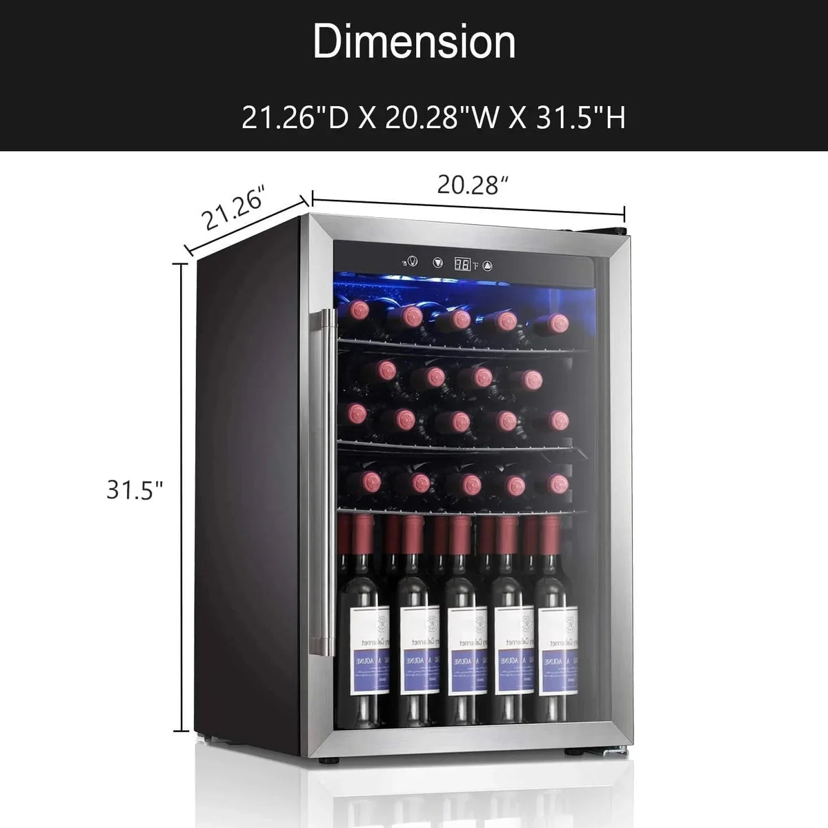 Wine Cooler/Cabinet Refrigerator Fridge - image 5