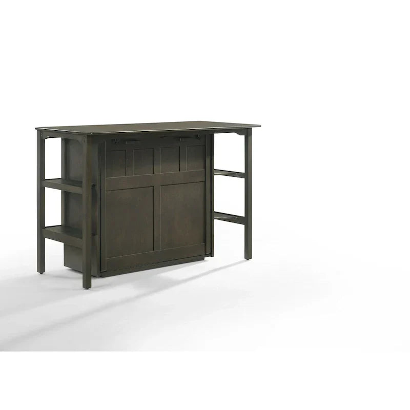 Murphy Desk Bed with Built In Shelves USB Charging and Foldable Design - image 5