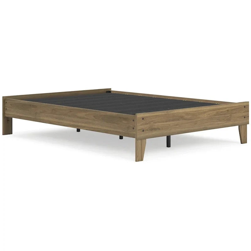 Signature Design by Ashley Deanlow Honey Wood Platform Bed - image 11
