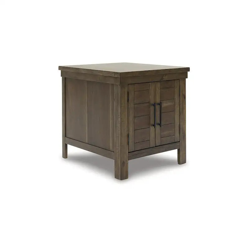 Signature Design by Ashley Moriville Brown End Table - Dimensions: 24"W x 26"D x 25"H - image 2