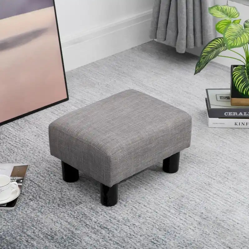Copper Grove Chaparro Contemporary Linen Footrest Ottoman - image 2