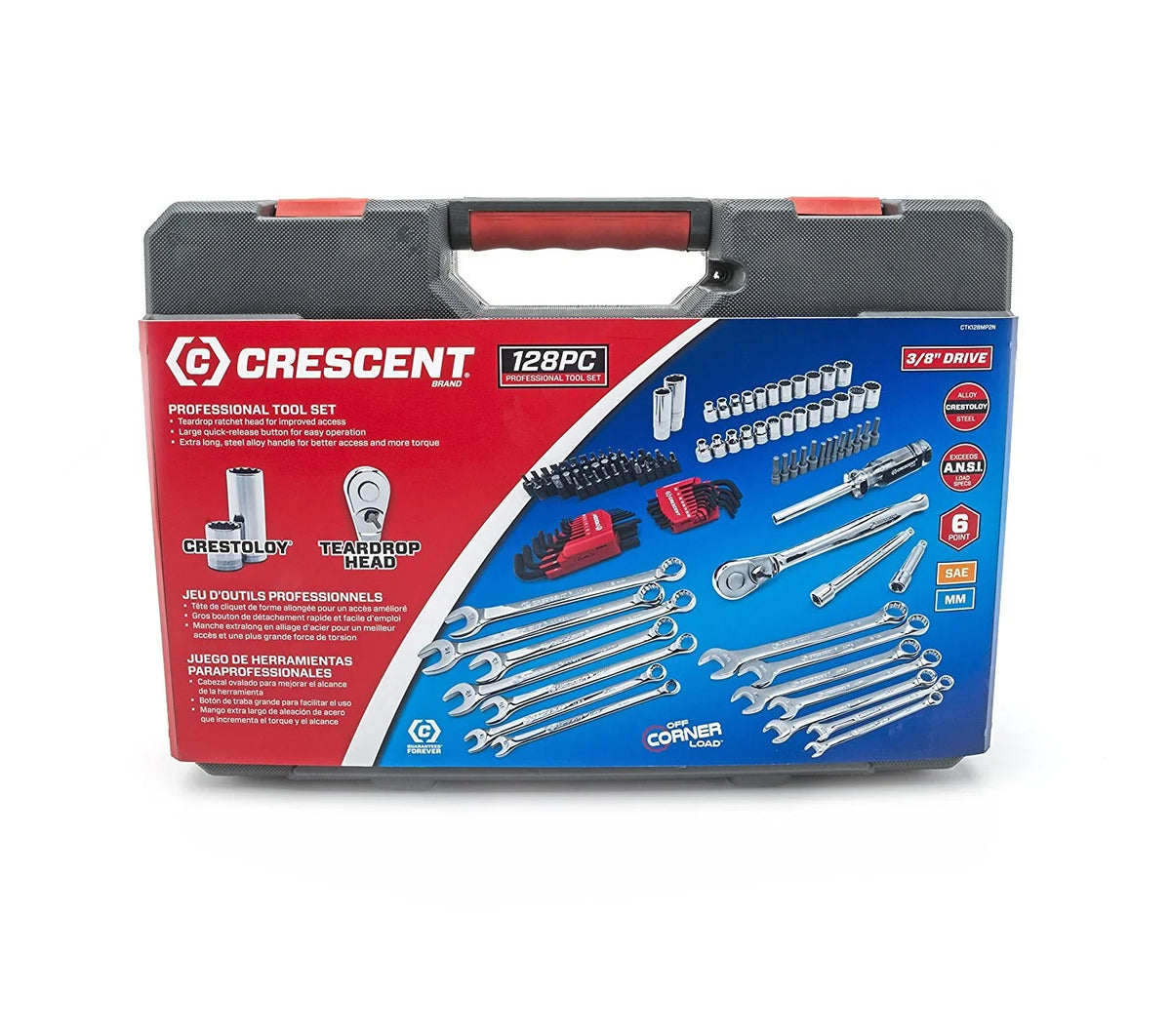 Crescent CTK128MP2N 128-Piece Mechanics Tool Set - image 2