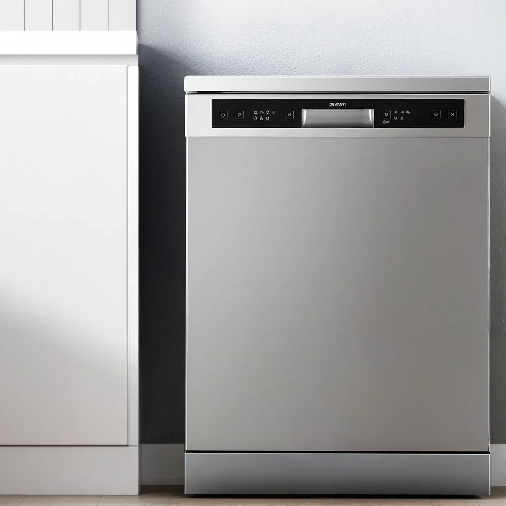Devanti 60cm 14 Place Settings Freestanding Dishwasher Silver - image 7