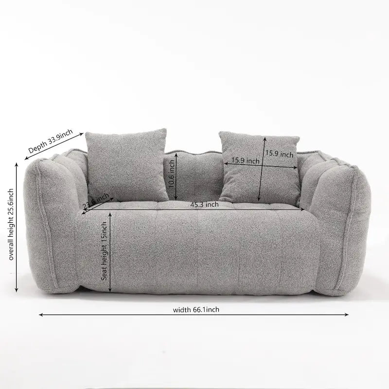 Cozy Square Reclining Sofa - image 35