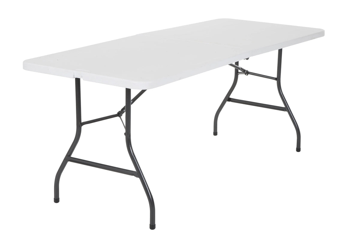 Cosco 6 Foot Folding Table in White Speckle - image 1