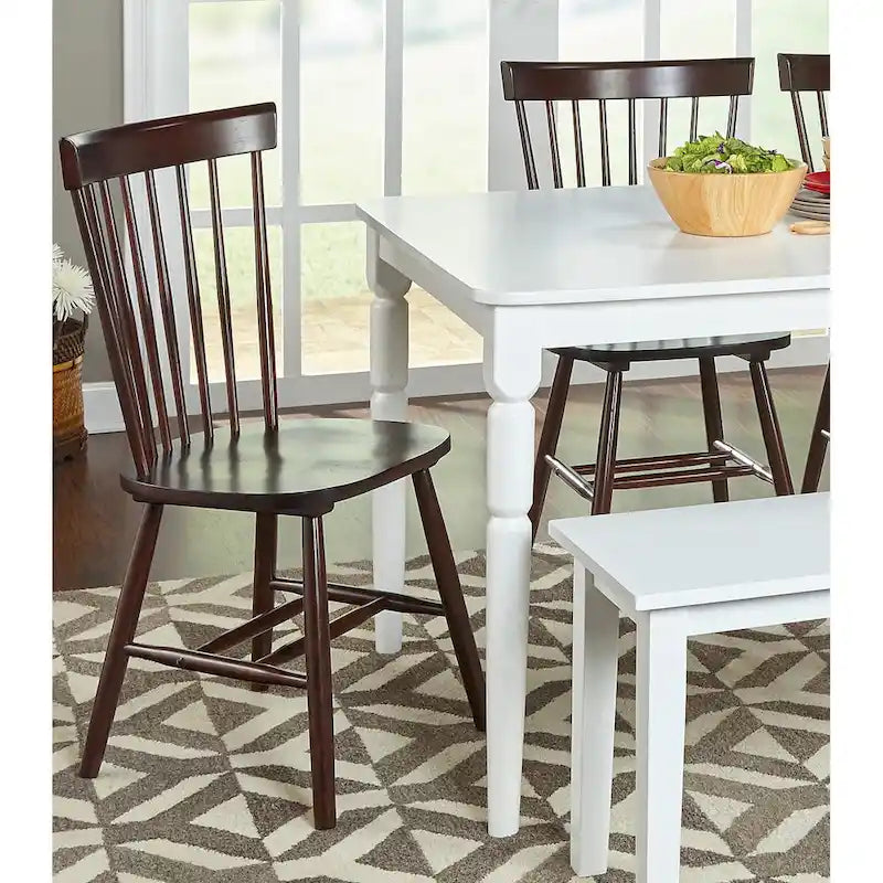 Set of 2 Venice Solid Wood Spindle Dining Chairs by Simple Living - image 33