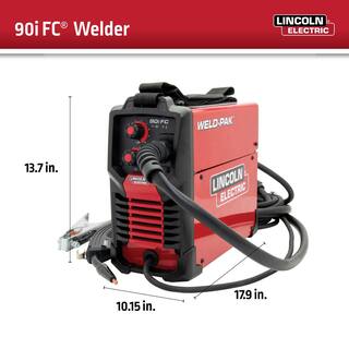 Lincoln Electric WELD-PAK 90i FC Flux-Cored Wire Feeder Welder (No Gas) K5255-1 - image 6