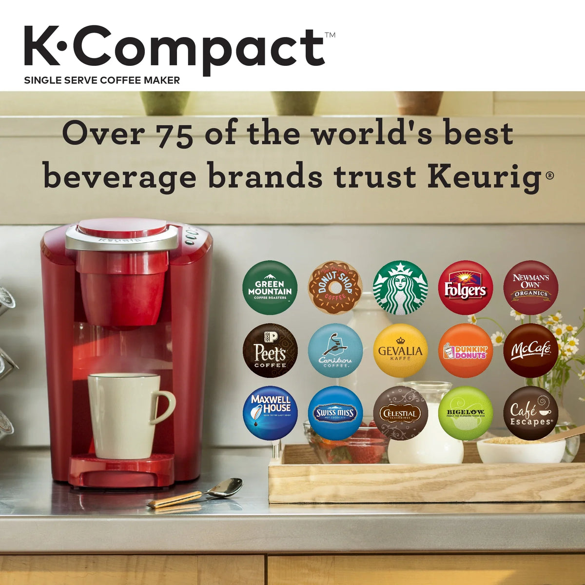Keurig K-Compact Single-Serve K-Cup Pod Coffee Maker, Black - image 18