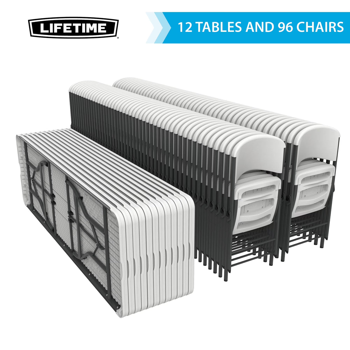 Lifetime Folding Table and Chair Set - Pack of 108 - image 1