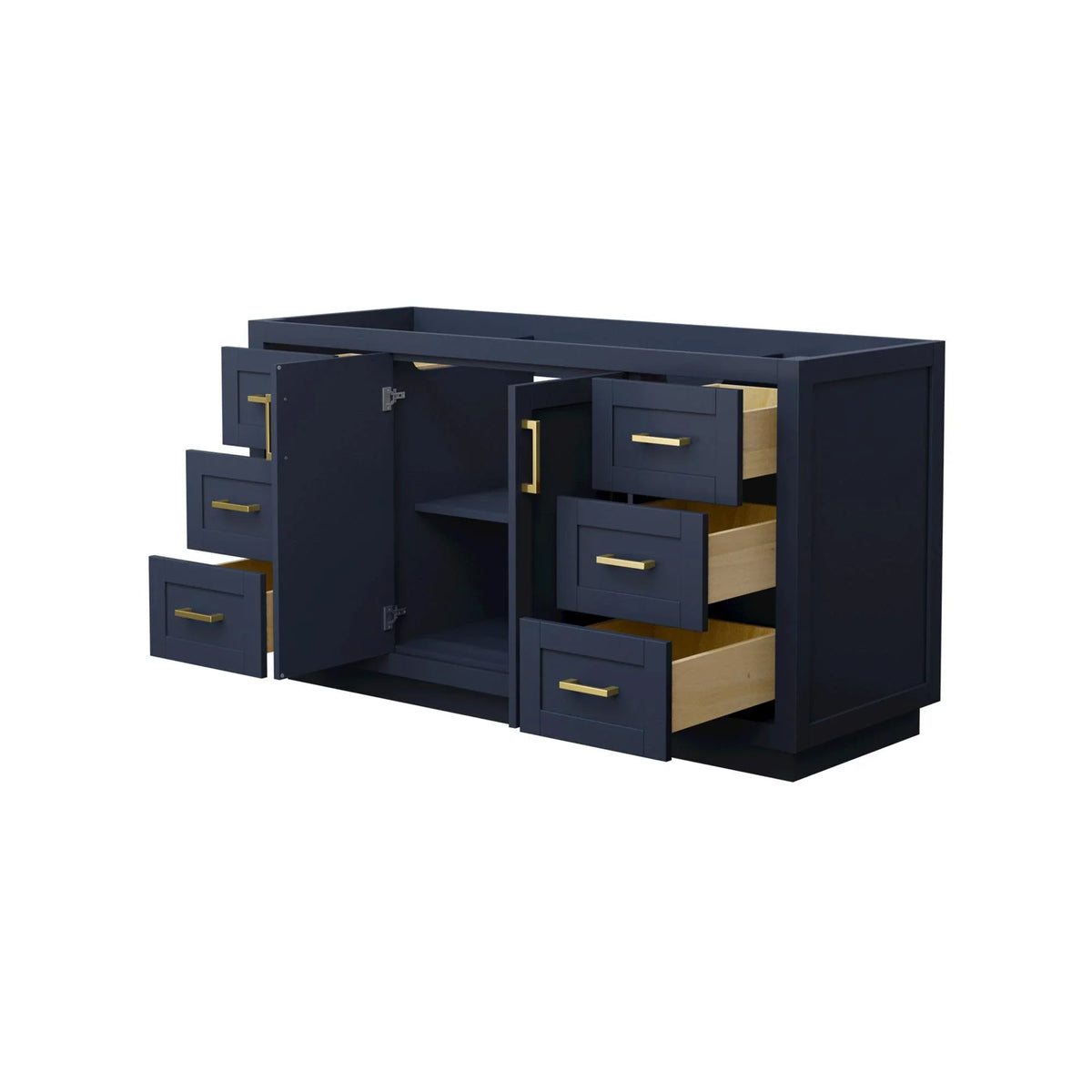 Wyndham Collection Wcf2929-60S-Cx-Mxx Miranda 60" Single Free Standing Vanity Cabinet Only - image 2