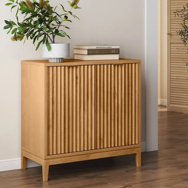 Jasper Contemporary Sideboard - Kitchen Storage Cabinet with Elegant Fluted Doors - image 1