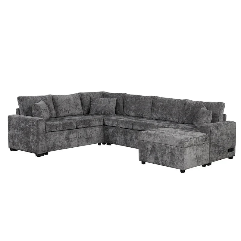 Sectional Sofa Pull-out Sofa Bed Sleeper - image 19