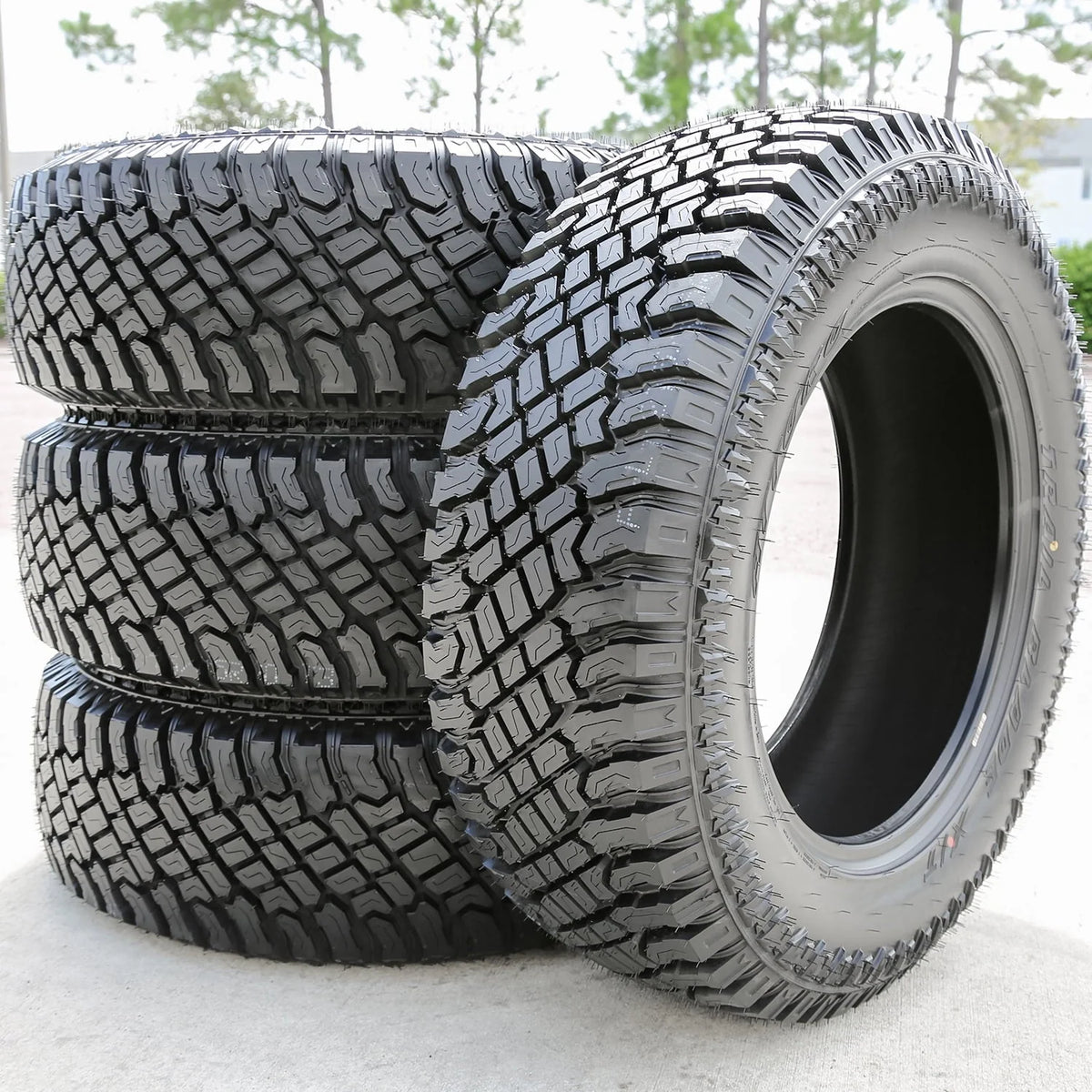 One set of 4 (four) X/T LT 295/60R20 126/123R E (10 ply) ATA /T all-terrain tires - image 7