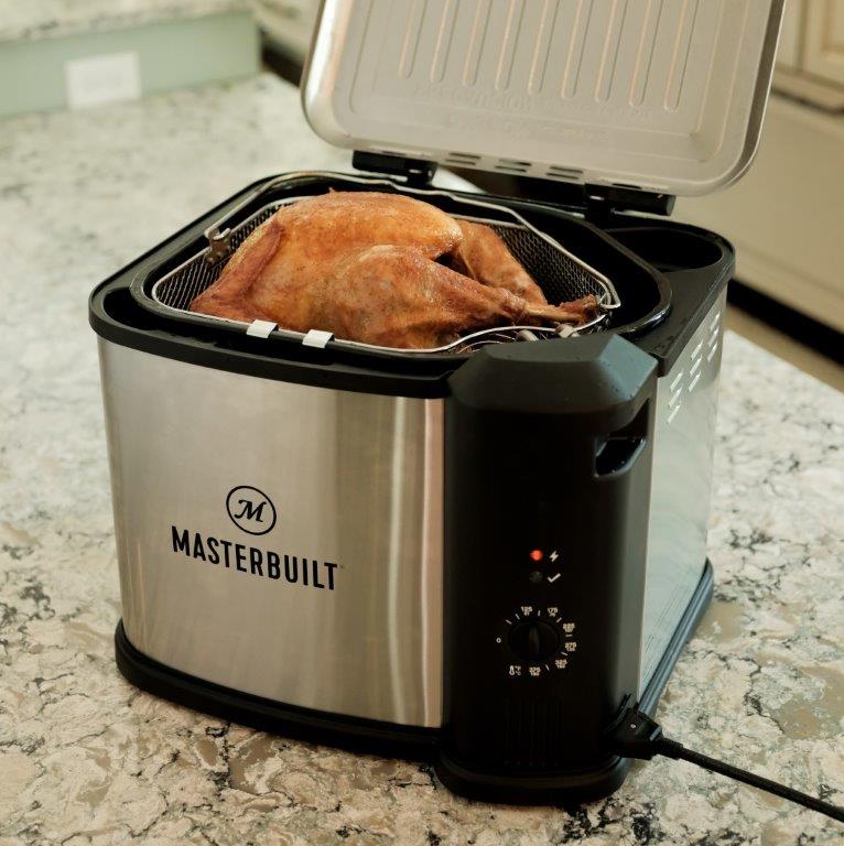 Masterbuilt 10 Liter XL Electric Fryer, Boiler, Steamer in Silver - image 2