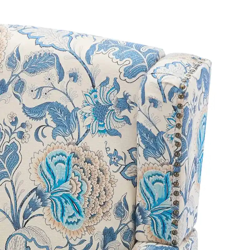 Pair of Stylish Upholstered Accent Chairs with Patterns for Living Room - image 22